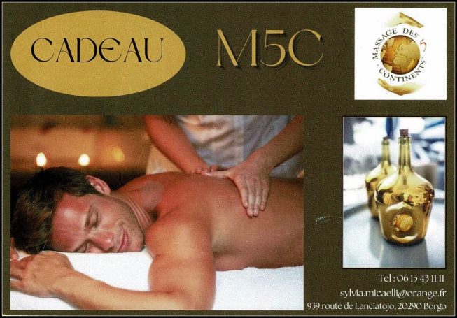 Sylvia Micaelli, Corse, Bastia, Borgo, Massages, massage des 5 continents, M5C, massothérapeute, bien-être, Huiles essentielles, aromathérap